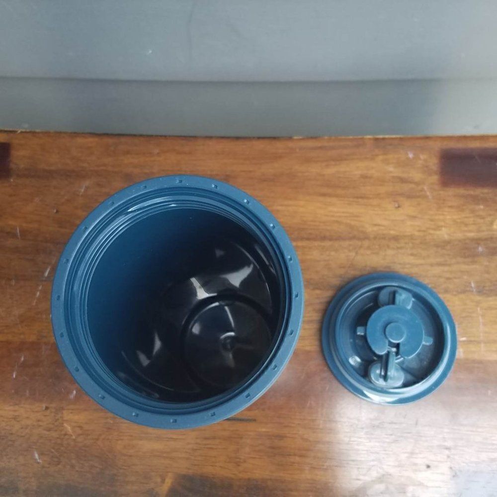 Starbucks Dark Teal 16 oz Tumbler 8.5" Tall 100% Recycled Matte Finish - Picture 7 of 8